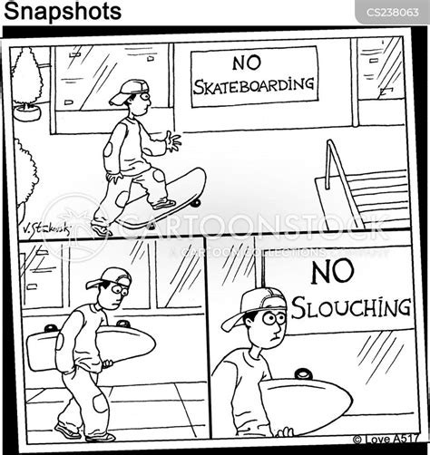 No Skateboarding Cartoons And Comics Funny Pictures From Cartoonstock