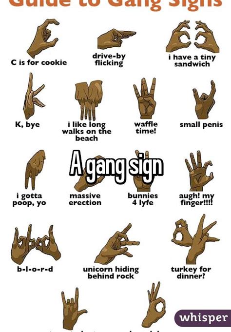 A Gang Sign