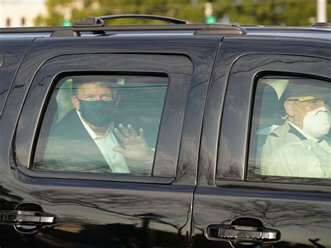 ‘where Are The Adults Trump Criticized For Motorcade To Greet Supporters Outside Hospital