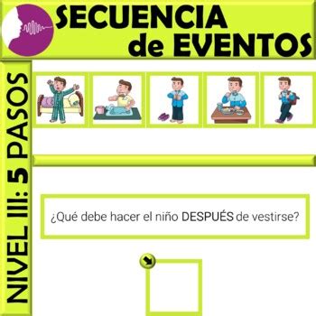 Secuencia De Eventos 3 A 6 Pasos Sequence Of Events Spanish Boom Cards