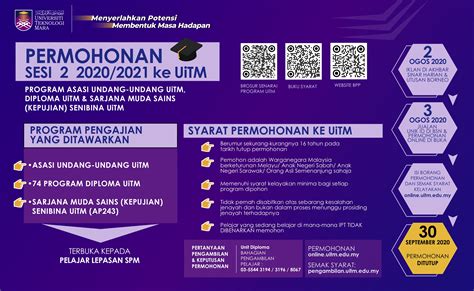 Lulus peperiksaan sijil tinggi persekolahan malaysia (stpm) tahun 2010 atau memiliki diploma maktab perguruan islam atau sijil menengah agama (rabie' thanawi) atau sijil latihan perguruan. Diploma Perguruan Lepasan Ijazah 2021