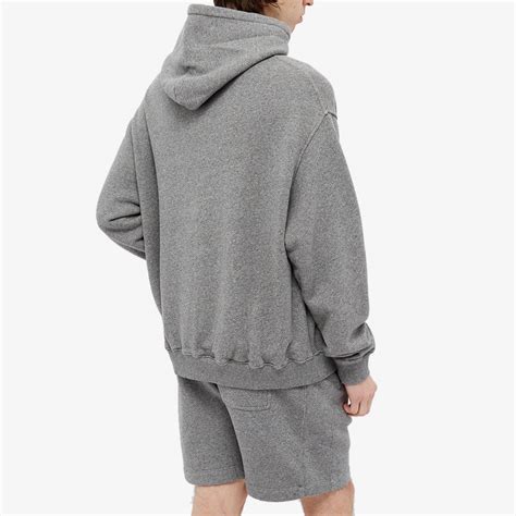 Represent Blank Popover Hoodie Grey Melange End