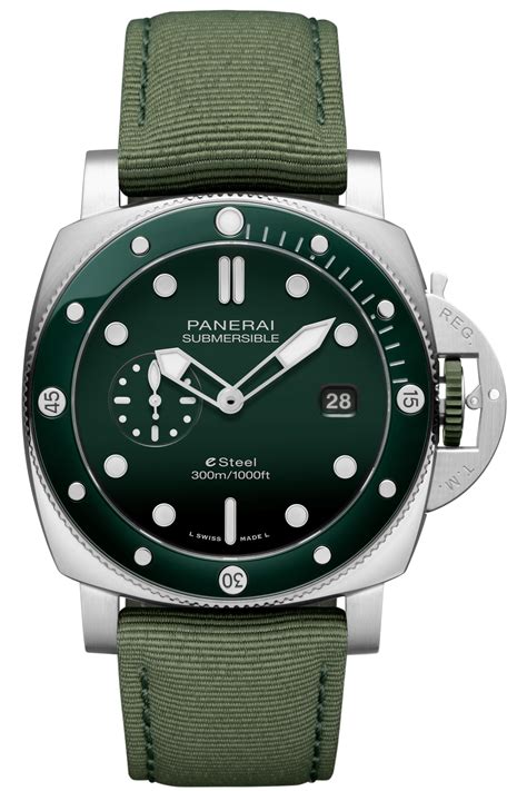 Panerai Submersible Quarantaquattro Verde Smeraldo Pam 1287 44mm