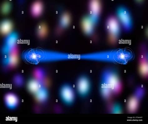 Quantum Entanglement Conceptual Illustration Stock Photo Alamy