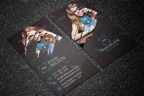 A great photographer needs a great business card. Photography Business Card 68 ~ Business Card Templates ...