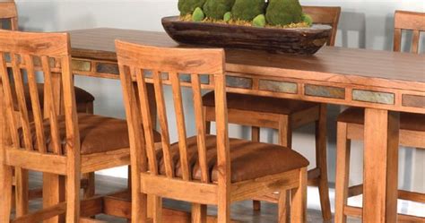 Sunny Designs™ Sedona Rustic Oak Counter Height Dining Table Bob