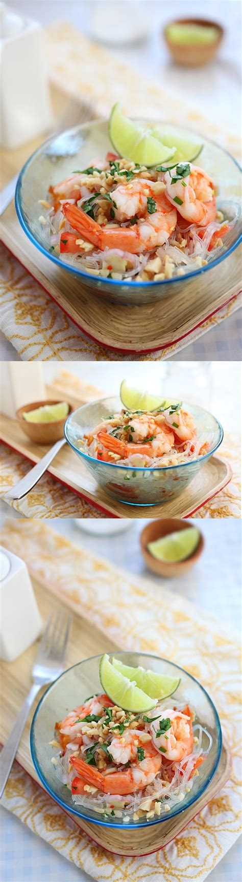 Want to try something lighter after all this turkey madness? Thai Noodle Salad (Yum Woon Sen) - Rasa Malaysia