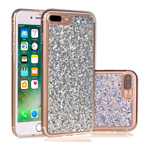 Iphone 7 premium glass case. Girly Cute Bling Glitter Sparkly Soft Slim TPU Back Case ...