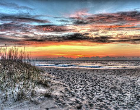 Sunrise Outer Banks Of North Carolina Seascape Photograph By Greg Hager Pixels