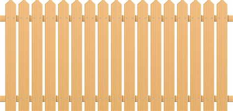 Wooden Fence Clipart Design Illustration 9342548 Png