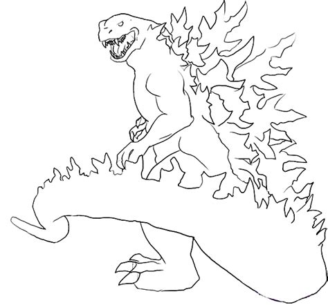 Dibujos Para Colorear De Godzilla 2019 « having a floral design crossword