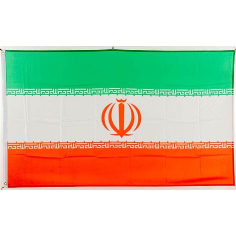 Set iran flaggen vor teheran skyline und eine große flagge im hintergrund bei sonnenuntergang mit orange warmen ton. Flagge 90 x 150 : Iran, 9,95