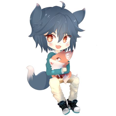 Chibi Anime Fox Boy Lockindo