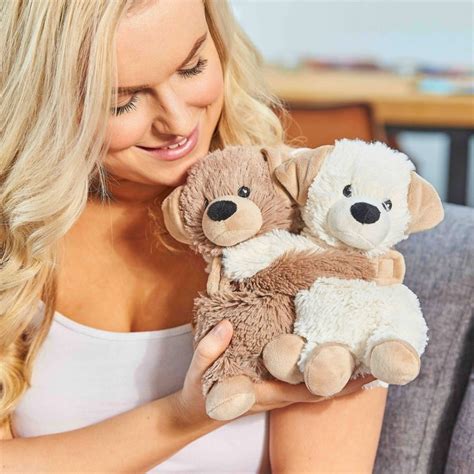 Warmies Microwaveable Hugs Puppies Soft Toys