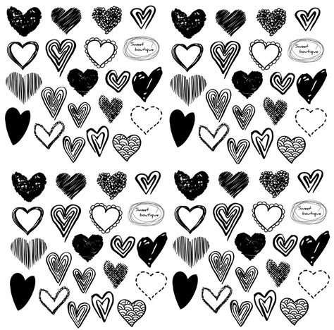 Hearts Clipart Black And White 10 Free Cliparts Download Images On