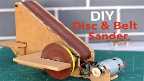 How To Make A Disc And Belt Sanding Machine Most Useful Home Made Tool Youtube Homemade