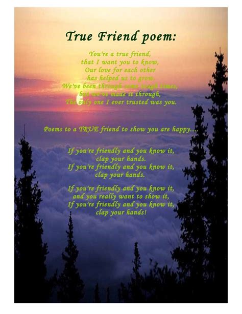 45 Inspirational Friends To Love Poems Poems Ideas