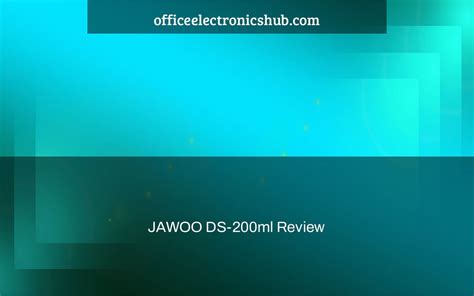 Jawoo Ds 200ml Review