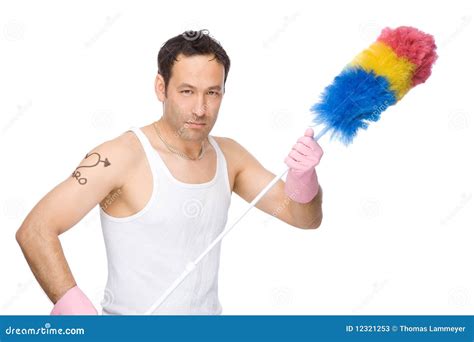 Houseman Stock Image Image Of Duster Caucasian Hygiene 12321253