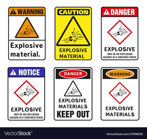 Explosives Warning Sign Royalty Free Stock Image Cartoondealer Hot