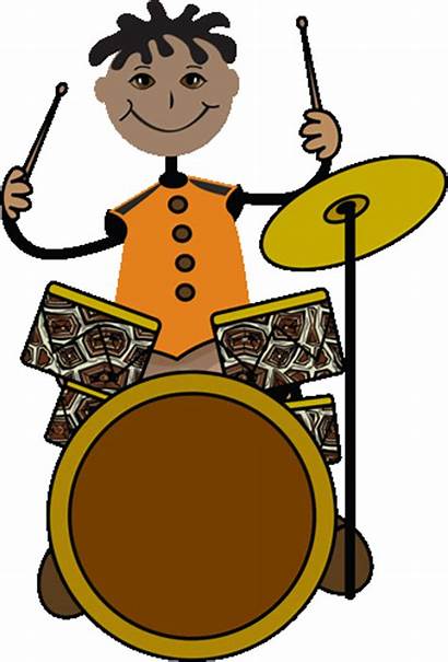 Drummer Clipart Drum Drums Cartoon Musician Clip