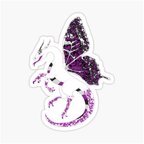 Demisexual Pride Fae Dragon Sticker For Sale By Stupidmasky Redbubble