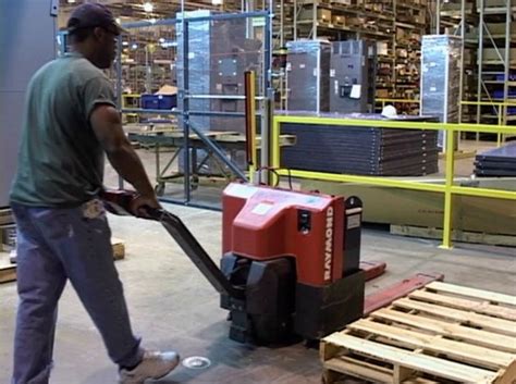 Check out the video to learn about pallet jack safety. Operating Electric Pallet Jacks Safely
