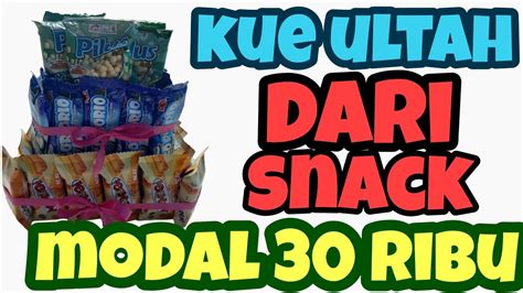 Cara membuat kue dadar gulung: CARA BUAT KUE ULTAH DARI SNACK | MODAL 30RIBU - YouTube