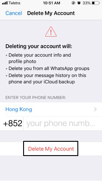 How To Delete Your Whatsapp Account Permanently Step By Step