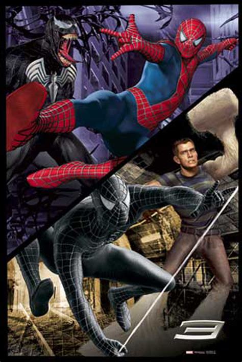 Spiderman 3 no way home is shaping up to be quite the outing. Spider-Man - 3 Split - Poster - 61x91,5