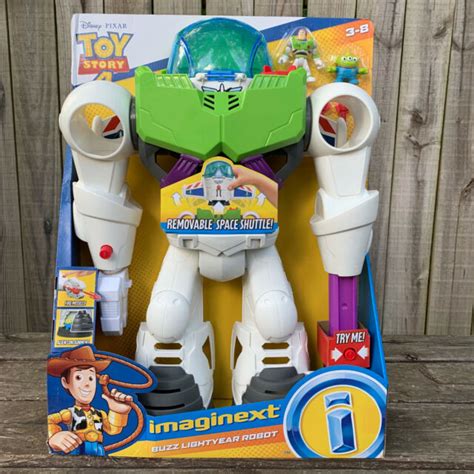 Fisher Imaginext Disney Pixar Toy Story 4 Buzz Lightyear Robot Figure