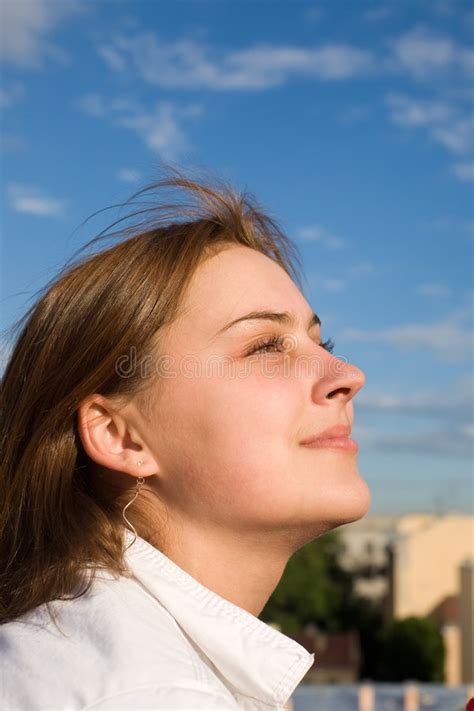 Portrait In Sunny Day Stock Photo Image Of Head Young 3268514