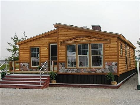 Double Wide Mobile Homes Log Cabin Double And Triple Wide Mobile Homes