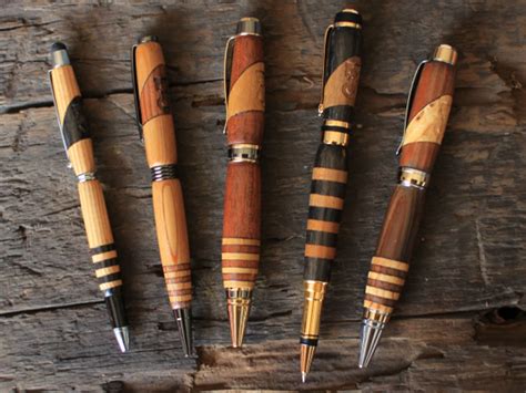 Handcrafted Reclaimed Wood Pens Wood Pens Custom Wood Pens Wood Turning