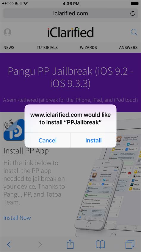 Using the ios 9.3.3 jailbreak without a computer is easier than our initial instructions for the jailbreaking on a pc, especially if you had to create a virtual machine on your mac. How to Jailbreak Your iPhone on iOS 9.2 - 9.3.3 Without a ...