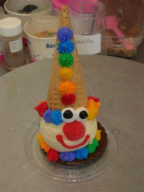 90s Basket Robbins Clown Ice Cream Cone Baskinrobbinsicecream Ice