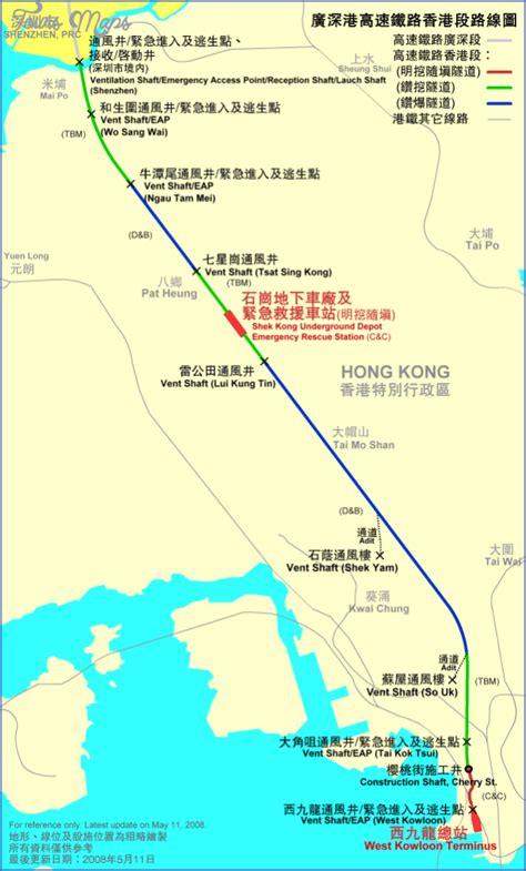 Shenzhen Map Train