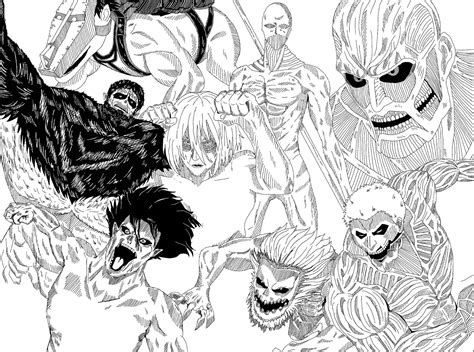 Kolorowanki Attack on Titan - Darmowe Kolorowanki