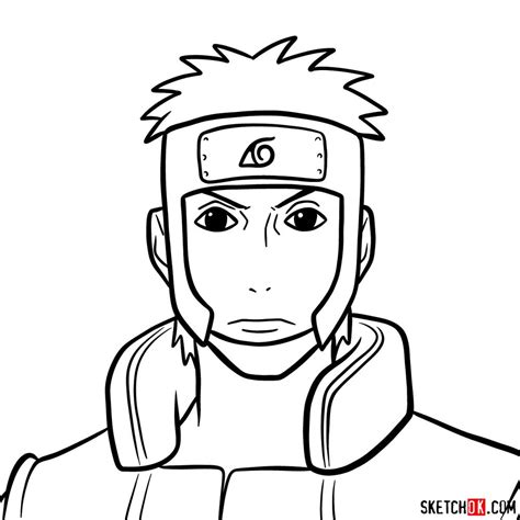 How To Draw Yamato From Naruto Anime Sketchok Easy Drawing Guides