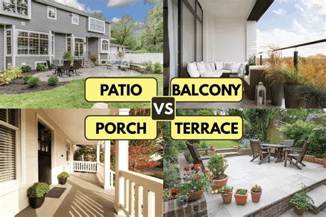 Balcony Vs Patio Vs Terrace Vs Porch Pros Cons And Major Differences