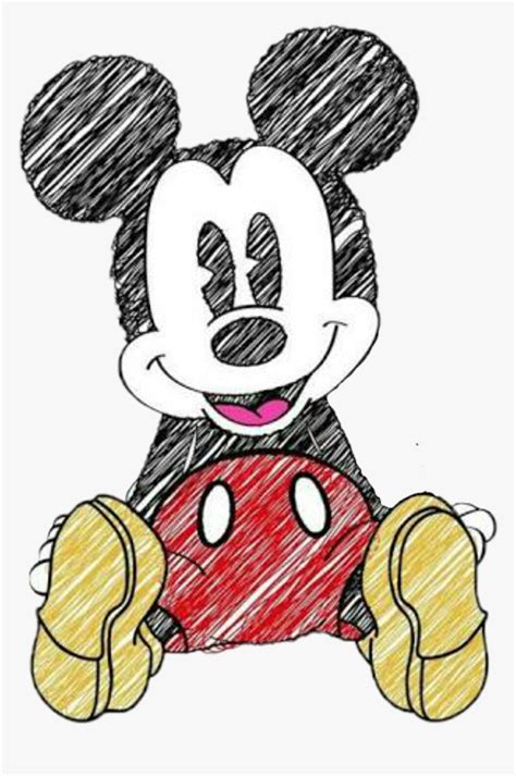 Triazs Dibujos De Amor Faciles De Mickey Mouse