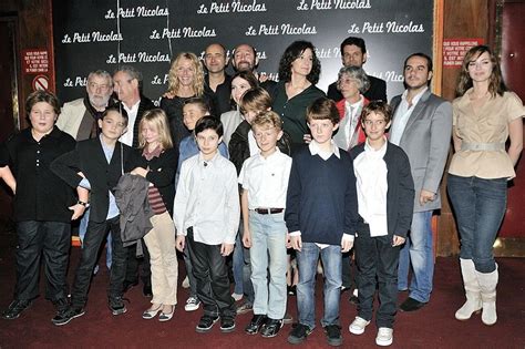 Avant-première du film Le Petit Nicolas au Grand Rex, à Paris, le 20