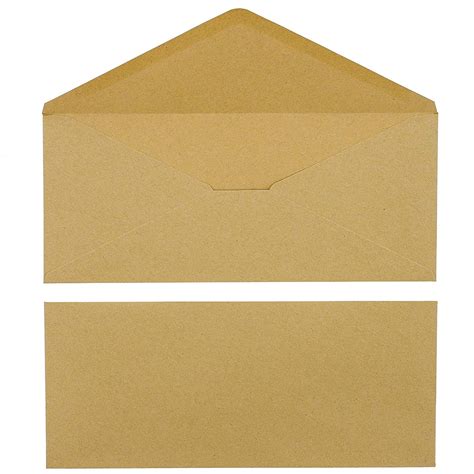 50 Pack 14 Kraft Business Envelopes 11 5 X 5 Inches Walmart Com