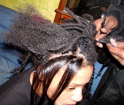 Many hair products out in the market can help neutralize undesired brassiness. Naturalstateofmind: COMBING OUT DREADS