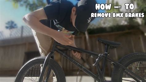 How To Not Remove Bmx Brakes Youtube