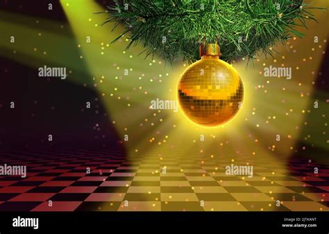 Christmas Party Background And New Years Eve Holiday Event On A Dance