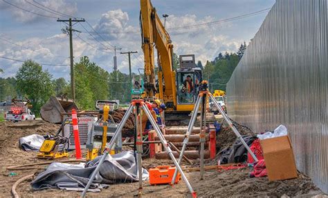 Utility Road Construction Projects Vancouver Bc Canada