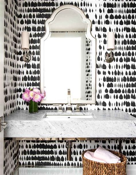 Cute Powder Rooms Ideas 12 Powder Room Wallpaper Bathroom