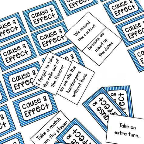 Cause And Effect Matching Game