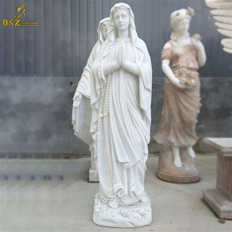Custom Life Size Marble Blessed Virgin Mary Statue Dandz Custom Made